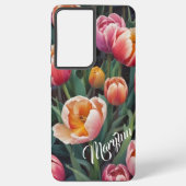 Tulip-Blume-Telefongehäuse Samsung Galaxy Hülle (Rückseite)