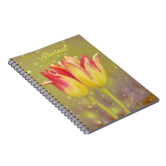 Tulip Blume Together Art Journal Notebook Notizblock (Rechte Seite)