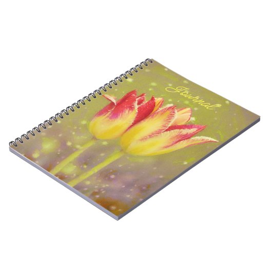 Tulip Blume Together Art Journal Notebook Notizblock (Linke Seite)