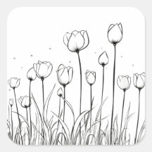 Tulip Blume Tulipa Floral Stift Design