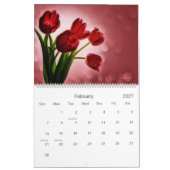 Tulip Blumengärten 12 Monate Kalender Länge (Feb 2027)