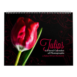 Tulip Blumengärten 12 Monate Kalender Länge