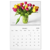 Tulip Blumengärten 12 Monate Kalender Länge (Jan 2026)