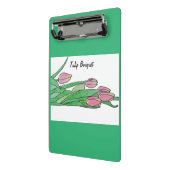 Tulip Bouquet belügen Mini Klemmbrett (Gewinkelt2)