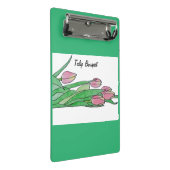 Tulip Bouquet belügen Mini Klemmbrett (Schrägansicht)