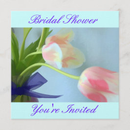 Tulip Bouquet Bridal Dusche Einladung