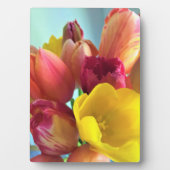 Tulip Bouquet Fotoplatte (Vorderseite)