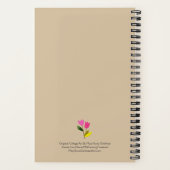 Tulip Bouquet Frische Pasta machen Notizblock (Rückseite)