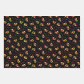 Tulip Bouquet Malerei Original Garden Blume Kunst, Geschenkpapier Set (Vorderseite)