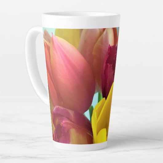 Tulip Bouquet Milchtasse (Linke Ecke)