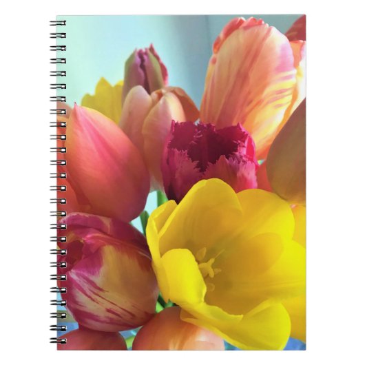 Tulip Bouquet Notizblock (Vorderseite)
