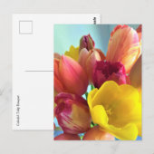 Tulip Bouquet Postkarte (Vorne/Hinten)