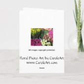 Tulip Bouquets Easter card Feiertagskarte (Rückseite)