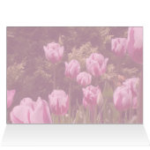 Tulip Burst~Danke! Grußkarten (Innenansicht Horizontal (Oben))
