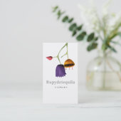 Tulip Business Card Visitenkarte (Stehend Vorderseite)