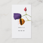 Tulip Business Card Visitenkarte (Rückseite)