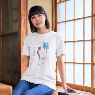Tulip & Butterfly T - Shirt