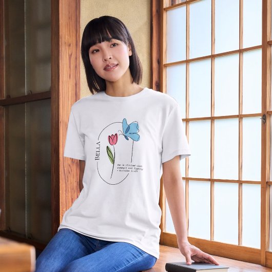 Tulip & Butterfly T - Shirt