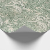 Tulip by William Morris, Vintage Blumenart Geschenkpapier (Ecke)