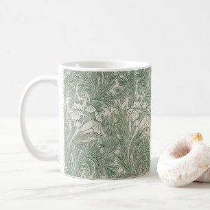 Tulip by William Morris, Vintage Blumenart Kaffeetasse