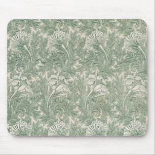 Tulip by William Morris, Vintage Blumenart Mousepad