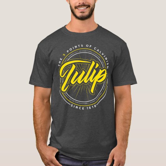 Tulip Calvinist Christian T-shirt (Vorderseite)