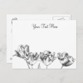 Tulip Chrome Postcard 2 Postkarte (Vorne/Hinten)