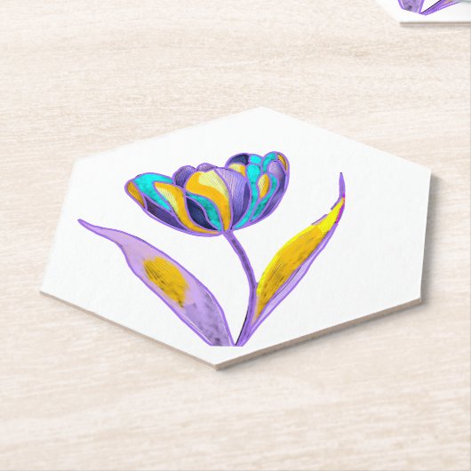 Tulip Coaster Untersetzer (angewinkelt)