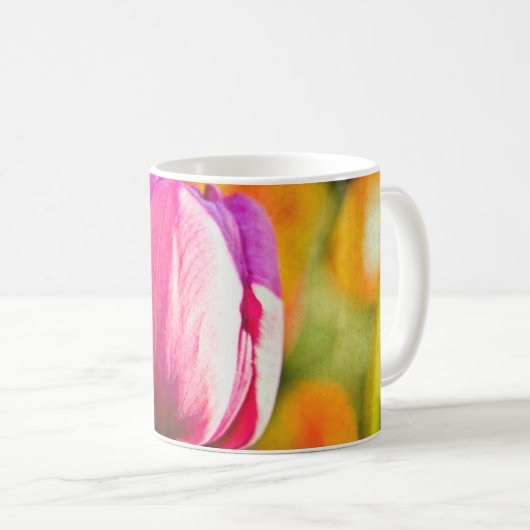 Tulip Collage Kaffeetasse (VorderseiteRechts)