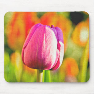 Tulip Collage Mousepad