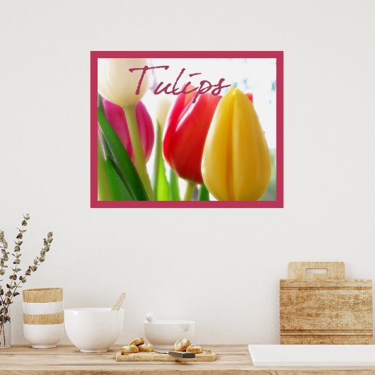 Tulip Colors Poster (Küche)