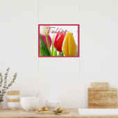 Tulip Colors Poster (Küche)