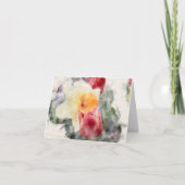 Tulip Daffodil Dankeskarte (Vorderseite)