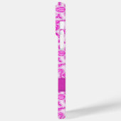 Tulip Damask lila rosa Name Case-Mate iPhone Hülle (Rückseite / Links)