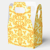 Tulip-Damast-gemusterter Frühling oder Osterbox Geschenkschachtel (Geöffnet)