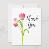 Tulip Dankeschön Karte (Vorderseite)