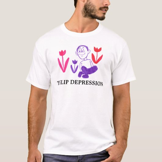 TULIP DEPRESSION T - SHIRT (Vorderseite)