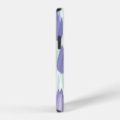 Tulip Design: helle violette Blüte. iPhone Hülle (Rechte Seite)