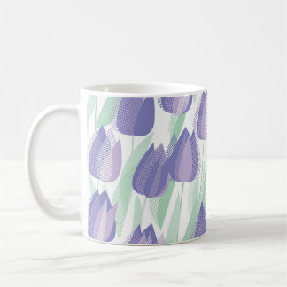 Tulip Design: helle violette Blüte. Kaffeetasse