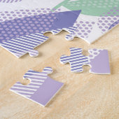 Tulip Design: helle violette Blüte. Puzzle (Seite)