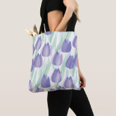 Tulip Design: helle violette Blüte. Tasche (Von Nahem)