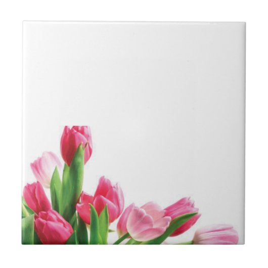 Tulip Designed Tile Fliese (Vorderseite)