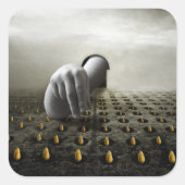 Tulip Dieb 2013 Quadratischer Aufkleber (Vorderseite)