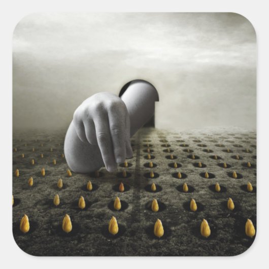 Tulip Dieb 2013 Quadratischer Aufkleber (Vorderseite)