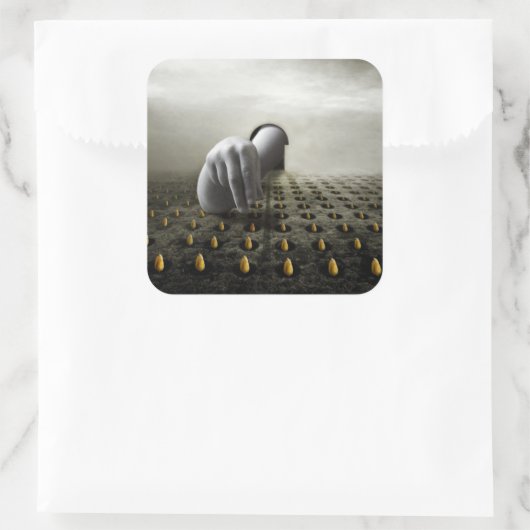 Tulip Dieb 2013 Quadratischer Aufkleber (Tasche)