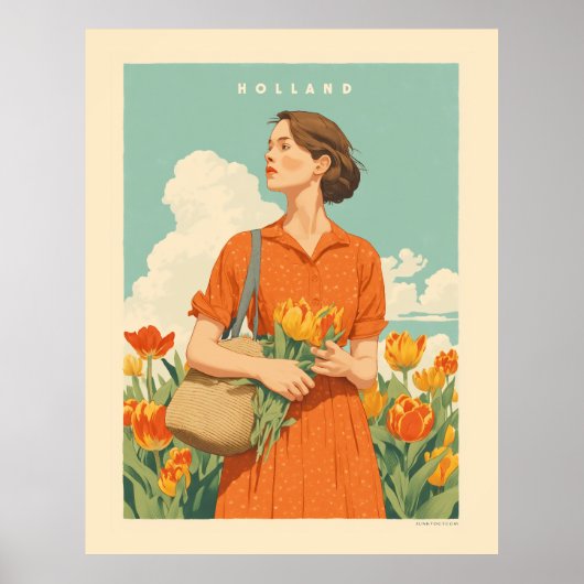 Tulip Dreams in Holland Poster (Vorne)