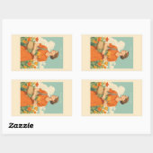 Tulip Dreams in Holland Rechteckiger Aufkleber (Blatt)