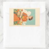 Tulip Dreams in Holland Rechteckiger Aufkleber (Tasche)