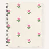 Tulip Dreams Notebook Cover 🌷 floral Pattern Notizblock (Vorderseite)