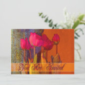 Tulip Einladung (Stehend Vorderseite)